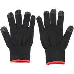 Guantes deportivos electrónicos transpirables con pantalla táctil antideslizantes y resistentes al sudor de nailon + fibra conductora