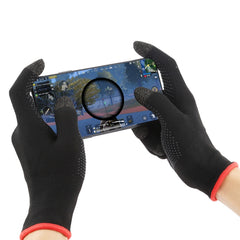 Guantes deportivos electrónicos transpirables con pantalla táctil antideslizantes y resistentes al sudor de nailon + fibra conductora