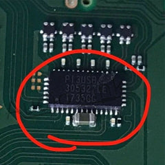 Reemplazo del chip IC Audio Video Power P13U...