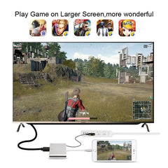 Adaptador 3 en 1 de 8 pines a HDMI / VGA / Audio