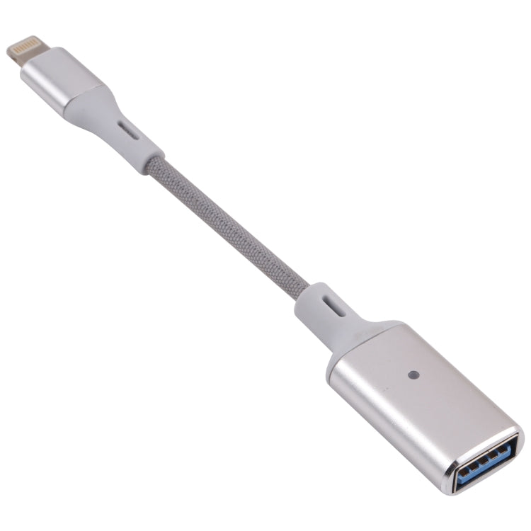 Adaptador de cámara OTG macho de 8 pines a USB hembra