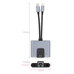 NK-1056Pro 3 en 1 8 pines + USB-C / Type-C m...