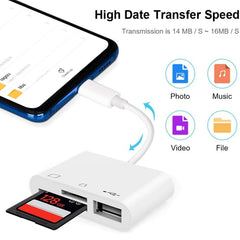 NK103TC 3 en 1 USB-C / Type-C macho a SD + T...