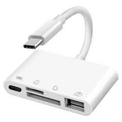 NK108LTC 4 en 1 USB-C macho a SD + TF + USB ...