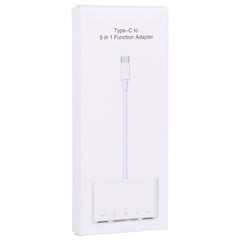NK-1032TC 5 en 1 Adaptador USB-C Macho a SD/...
