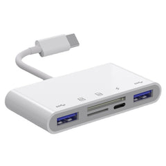 NK-1032TC 5 en 1 Adaptador USB-C Macho a SD/...