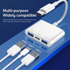 S-202 3 en 1 USB-C / Type-C macho a Type-C +...