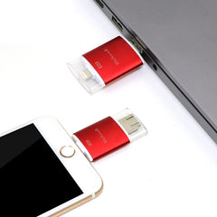 Richwell 3 en 1 128G Tipo-C + 8 pines + Disco flash USB 3.0