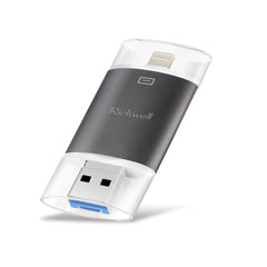 Richwell 3 en 1 32G Tipo-C + 8 pines + Disco flash USB 3.0