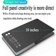 VEIKK A50 10x6 pulgadas 5080 LPI tableta grá...
