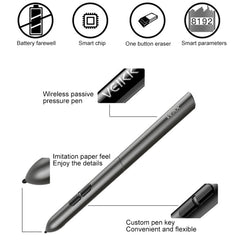 VEIKK S640 6x4 pulgadas 5080 LPI tableta grá...
