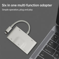 Adaptador 6 en 1 de 8 pines
