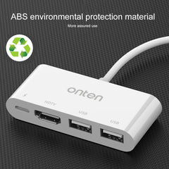 75216 4 en 1 Convertidor de video HD de 8 pi...