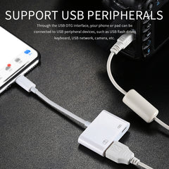 Cable de carga de datos de 8 pines a USB y de 8 pines