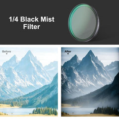 Filtro de lente PULUZ Black Mist de 1/4 para...