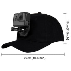 Gorra de béisbol PULUZ con soporte de hebill...