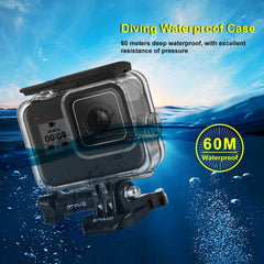 PULUZ 60m Estuche de buceo de profundidad su...