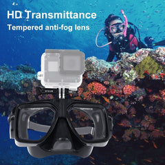 Equipo de buceo Máscara de buceo Gafas de natación para GoPro