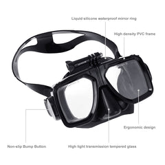 Equipo de buceo Máscara de buceo Gafas de natación para GoPro
