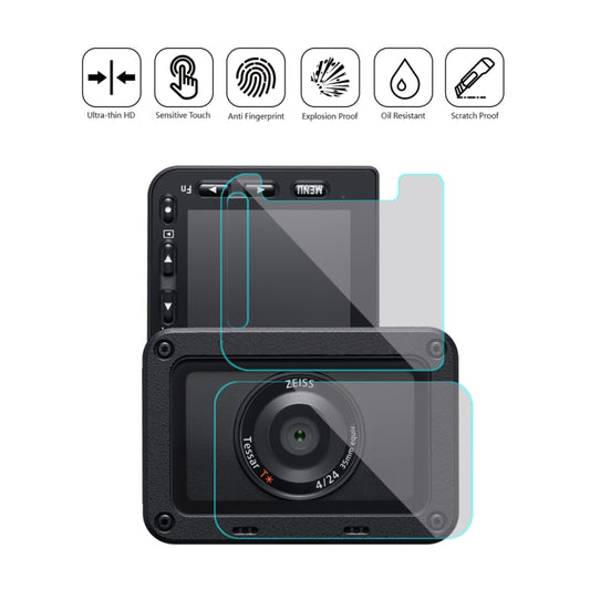 Lente frontal PULUZ y pantalla LCD trasera P...