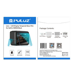 PULUZ para GoPro HERO8 Lente negra + Pantall...