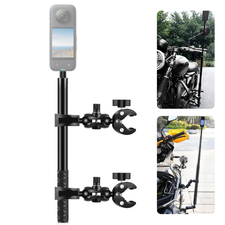 PULUZ motocicleta doble cabezal cangrejos ab...