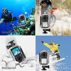 Carcasa impermeable PULUZ de 60m para buceo ...