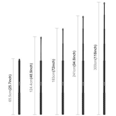 PULUZ 3m Metal Selfie Stick Monopie para Ins...