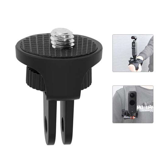 Adaptador de trípode de cámara de acción ABS...