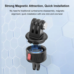 Adaptador de base magnética para cámara de a...