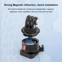 Adaptador de base magnética de liberación rá...
