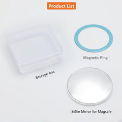 Espejo de maquillaje magnético MagSafe para teléfono móvil PULUZ