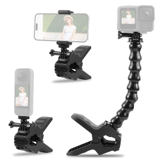 Soporte de abrazadera flexible con mordazas ...