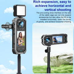 Para Insta360 X4 PULUZ Jaula protectora de a...