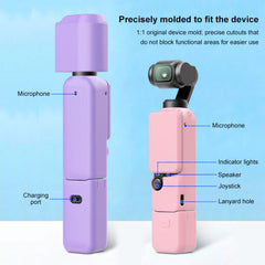Funda de silicona para el cuerpo, la lente, el mango y la pantalla del DJI OSMO Pocket 3