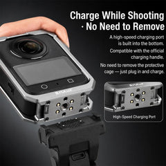 Para DJI Osmo 360 PULUZ, jaula protectora de...