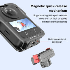 Para DJI Osmo 360 PULUZ, jaula protectora de...