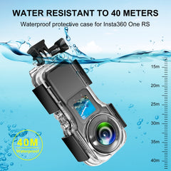 Estuche impermeable para Insta360 One RS Edición 360 de 1 pulgada