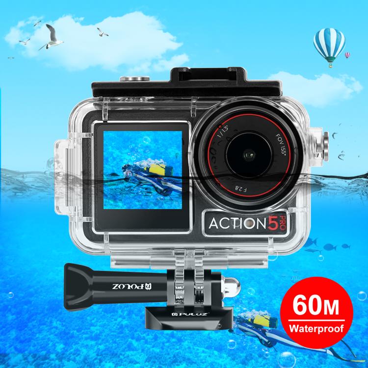Para DJI Osmo Action 3/4 PULUZ 40m carcasa i...