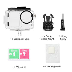 Para DJI Osmo Action 3/4 PULUZ 40m carcasa i...