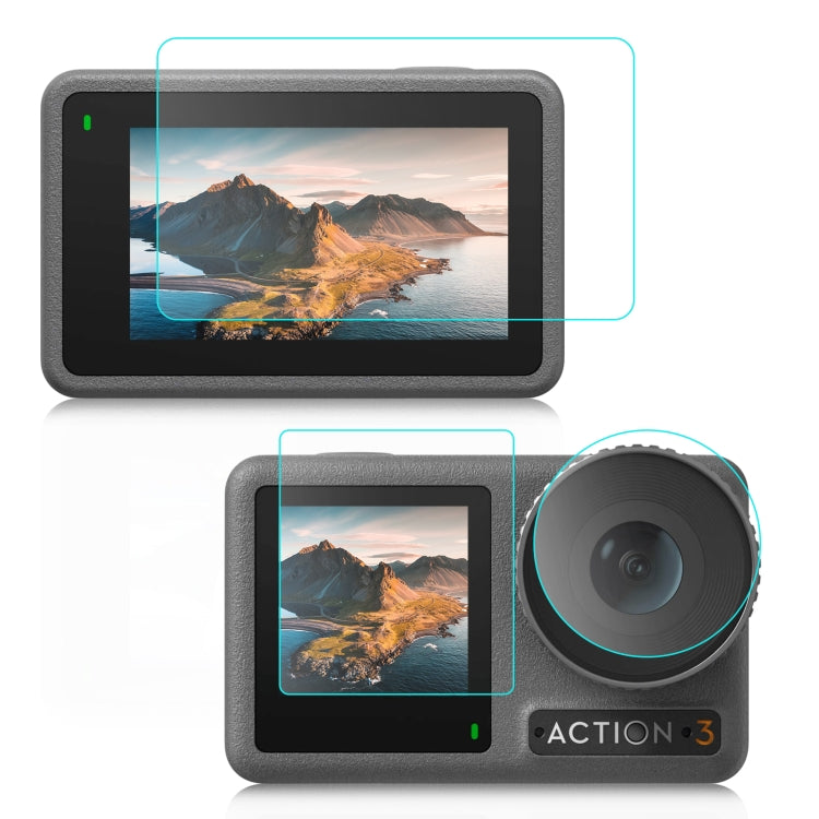 Para DJI Osmo Action 3/4 PULUZ Lente 3 en 1 ...