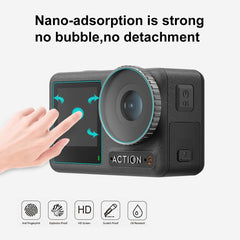 Para DJI Osmo Action 3/4 PULUZ Lente 3 en 1 ...