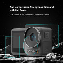 Para DJI Osmo Action 3/4 PULUZ Lente 3 en 1 ...