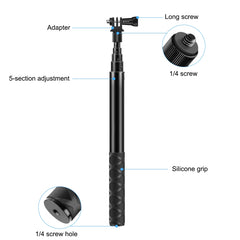 PULUZ Monopod de palo selfie de metal de 110...