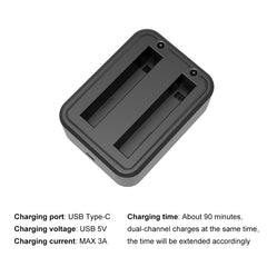 Para Insta360 X3 PULUZ Cargador de baterías ...