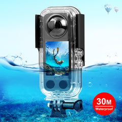 Para Insta360 X3 PULUZ 30m carcasa impermeab...