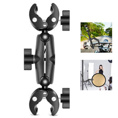 Abrazadera de cangrejo para motocicleta, soporte de cabeza de bola de montaje fijo para GoPro