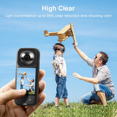 Para Insta360 X3 PULUZ Lens Guard Cubierta p...
