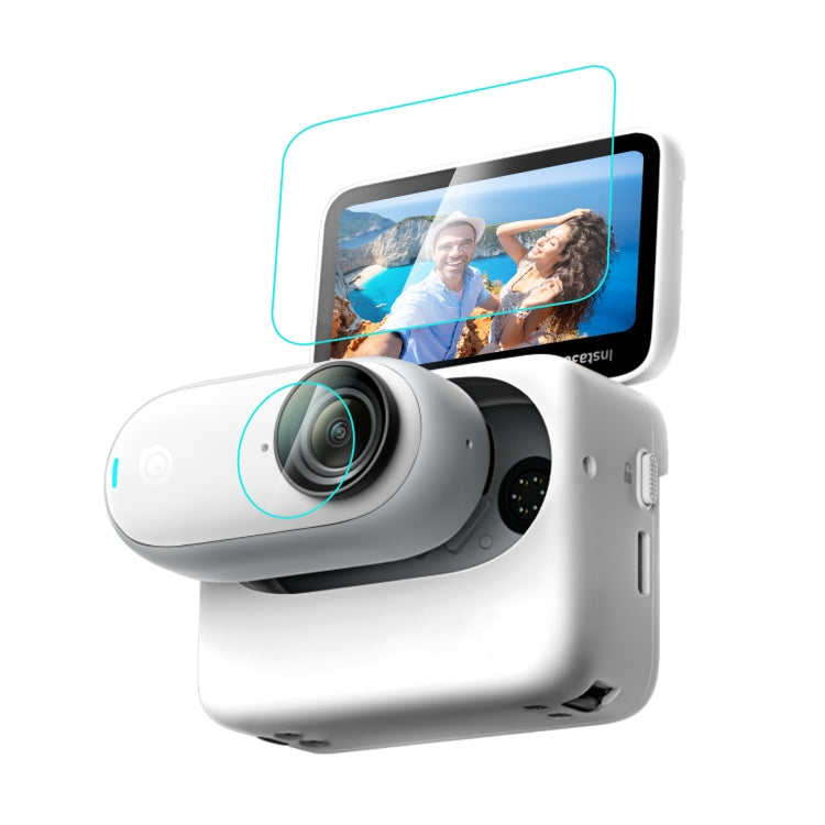 Para Insta360 GO 3 PULUZ 2 en 1 Pantalla y l...