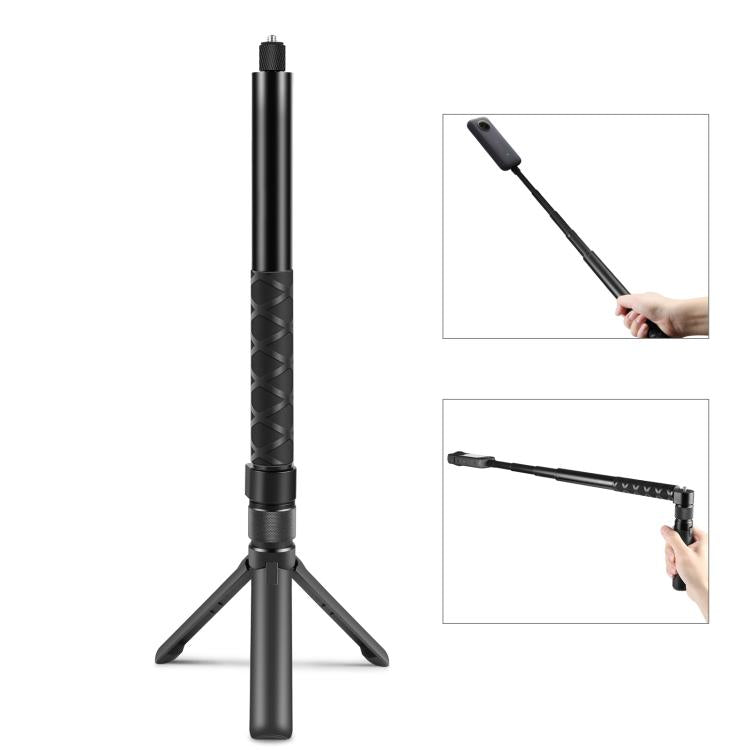 Para Insta360 X3 PULUZ mango giratorio trípo...